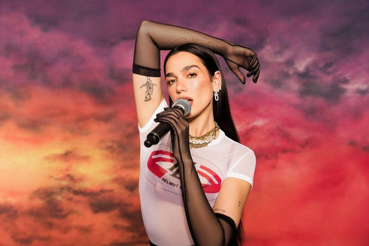 Dua Lipa type beats with a professional studio setup for singers and rappers.