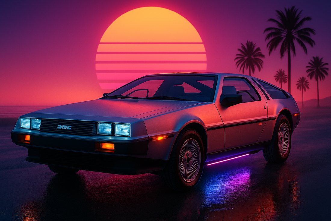 Delorean 80s Pop Beat inspired by The Weeknd and Dua Lipa