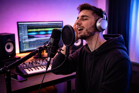 Modern pop beats studio production inspired by Dua Lipa and The Weeknd