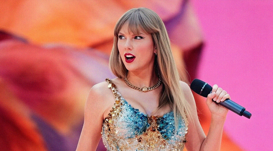 Taylor Swift type beat concept with music notes