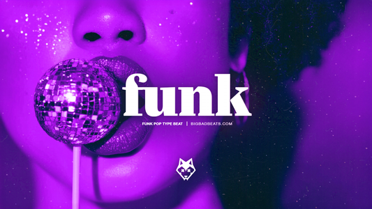 Singer performing vocals over funky pop type beats with disco-inspired groove