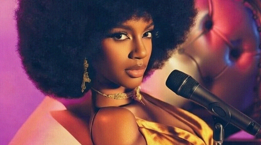 Upbeat, colorful studio or performance-style image with movement and rhythm. Funk/disco-inspired lighting or retro-modern vibe. No text overlay.